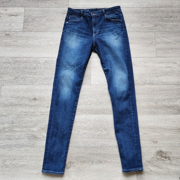 AG Adriano Goldschmied The Farrah Skinny High Rise Jeans Womens 28 Regular - Picture 1 of 10